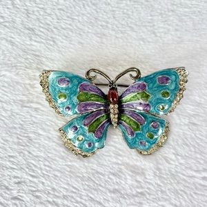 Vintage Butterfly Brooch